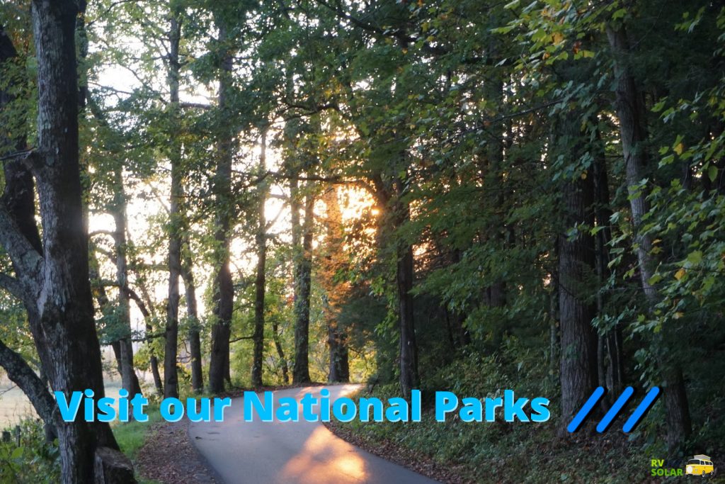 National parks are often off grid powered camping only.